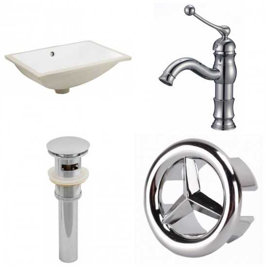 18.25-in. W Bathroom Undermount Sink Set_AI-25971