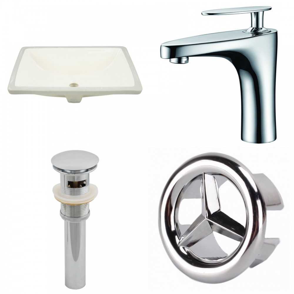 18.25-in. W Bathroom Undermount Sink Set_AI-25978
