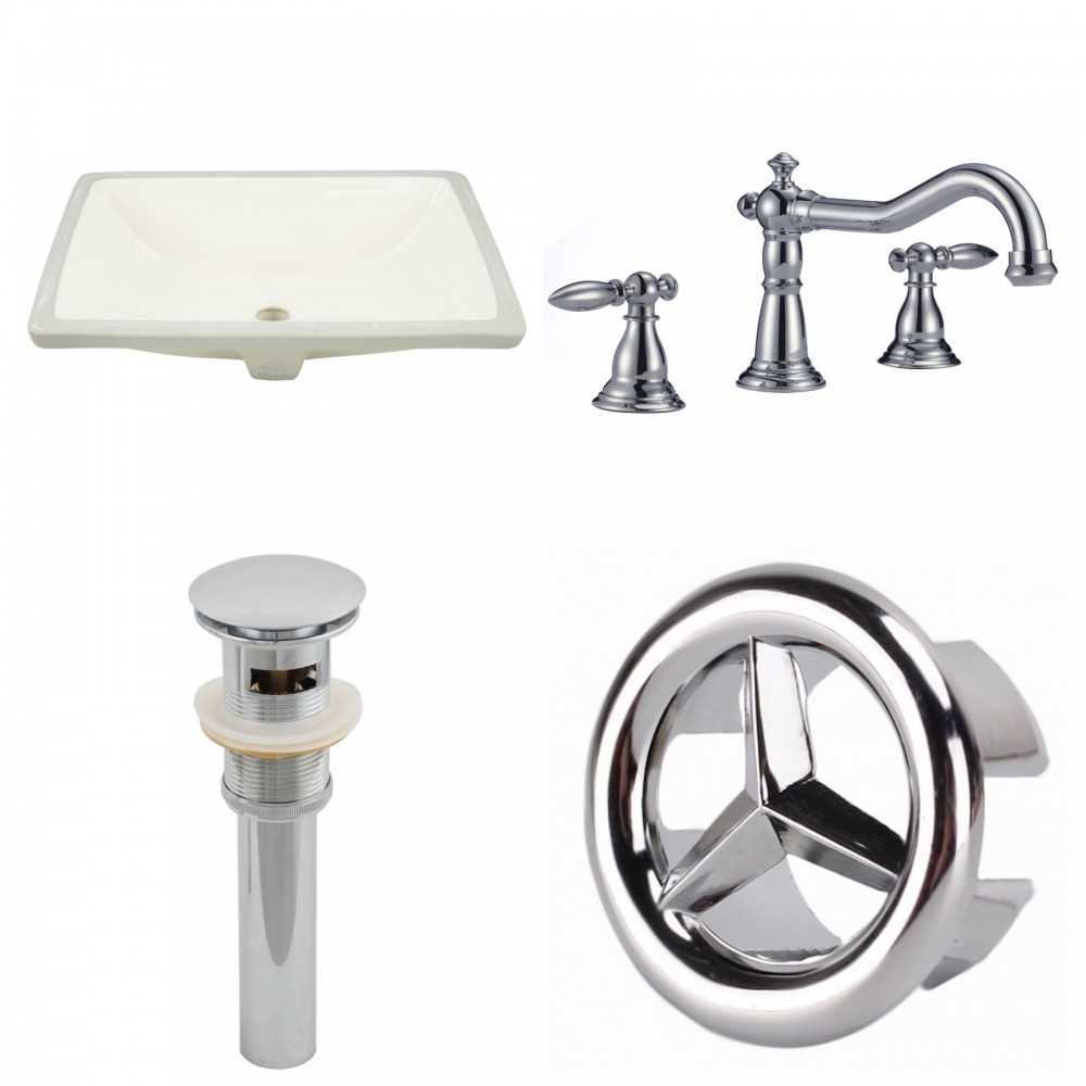 18.25-in. W Bathroom Undermount Sink Set_AI-25984