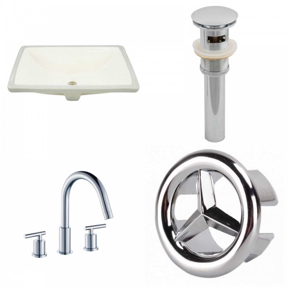 18.25-in. W Bathroom Undermount Sink Set_AI-25985