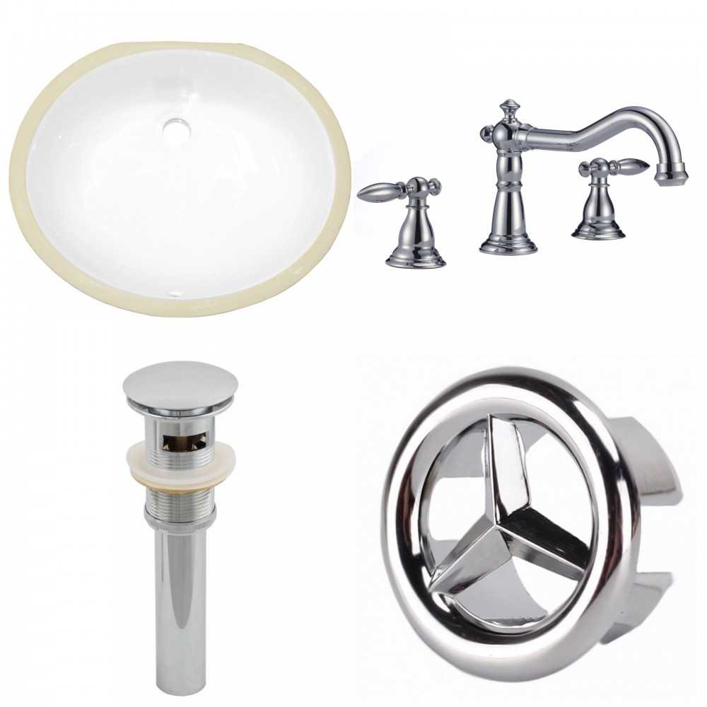 19.5-in. W Bathroom Undermount Sink Set_AI-25996