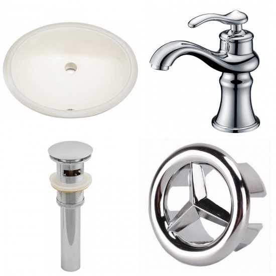 19.5-in. W Bathroom Undermount Sink Set_AI-26000