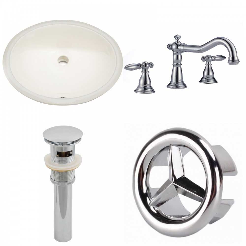 19.5-in. W Bathroom Undermount Sink Set_AI-26008