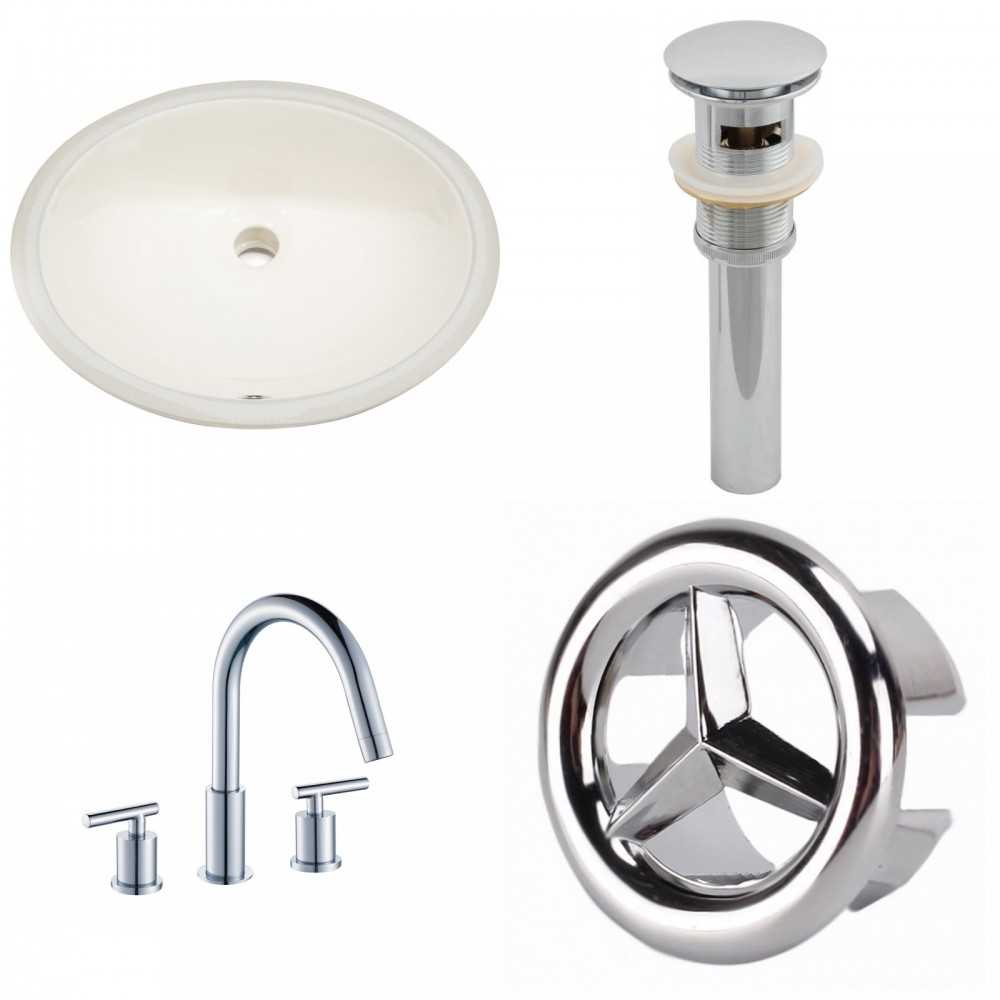 19.5-in. W Bathroom Undermount Sink Set_AI-26009