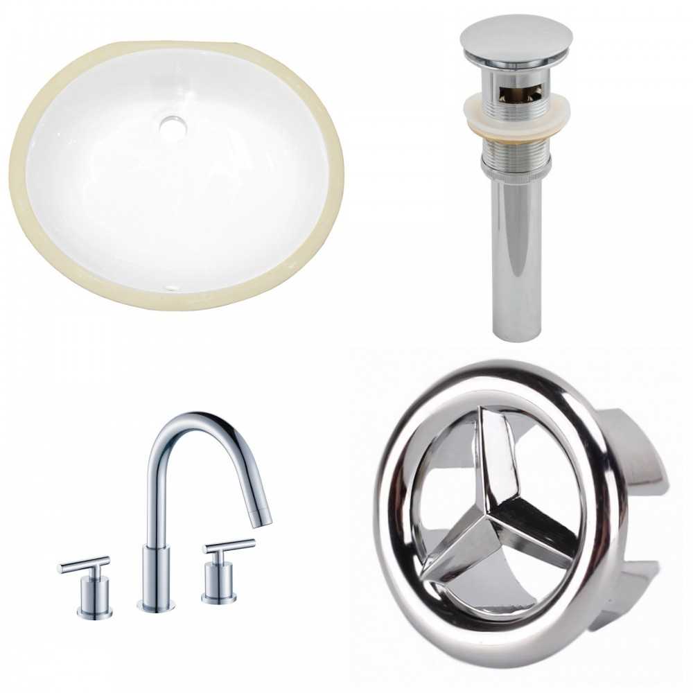 19.5-in. W Bathroom Undermount Sink Set_AI-26045