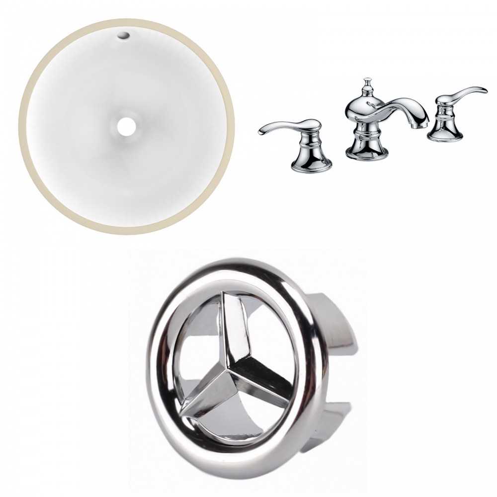 16.5-in. W Bathroom Undermount Sink Set_AI-26667