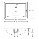 18.25-in. W Bathroom Undermount Sink Set_AI-26739