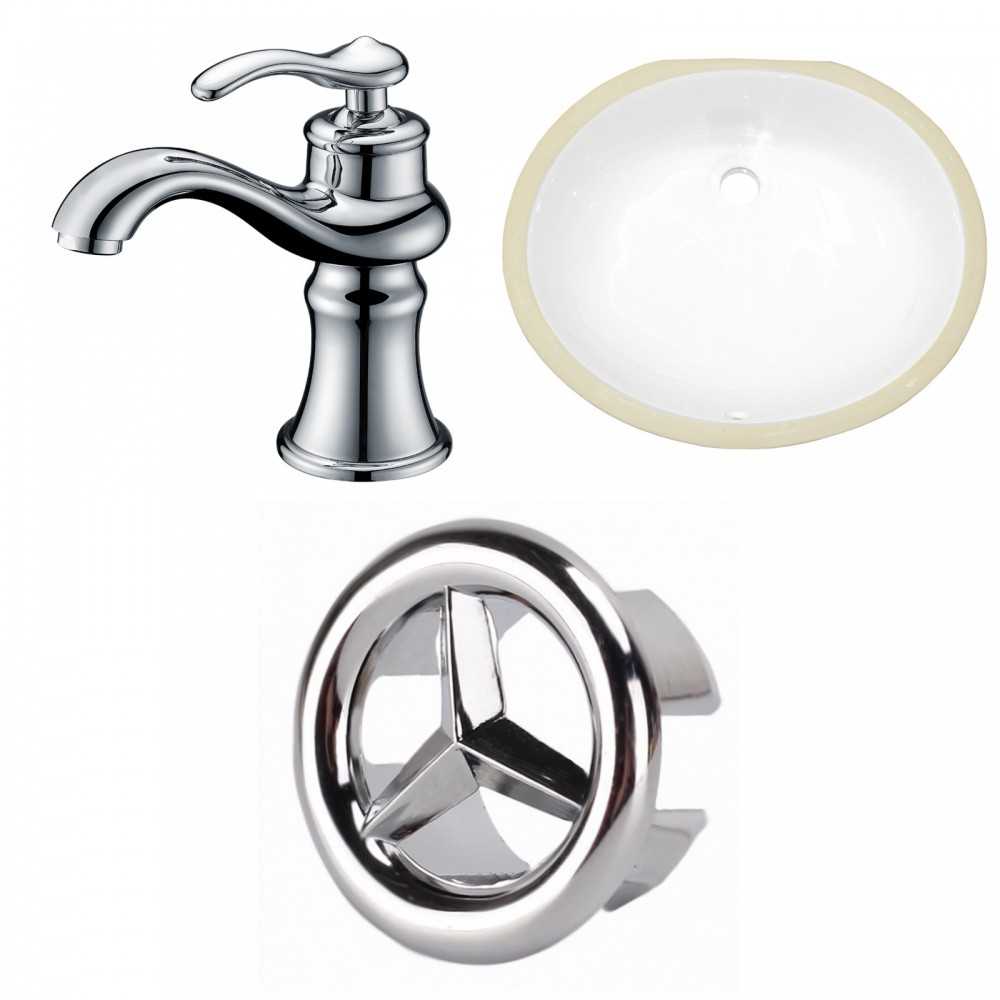 16.5-in. W Bathroom Undermount Sink Set_AI-26945