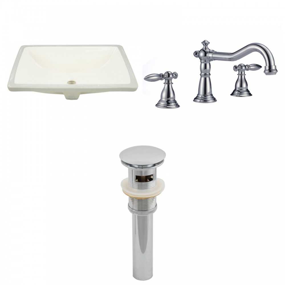 20.75-in. W Bathroom Undermount Sink Set_AI-27025