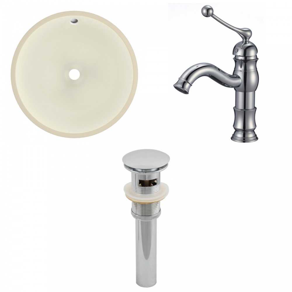 16-in. W Bathroom Undermount Sink Set_AI-27041