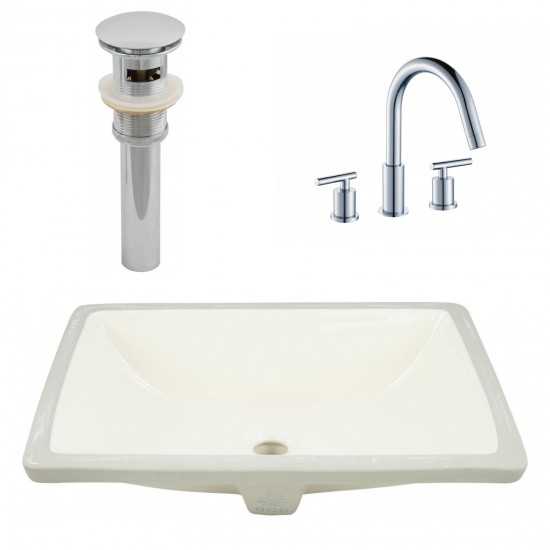 20.75-in. W Bathroom Undermount Sink Set_AI-27112