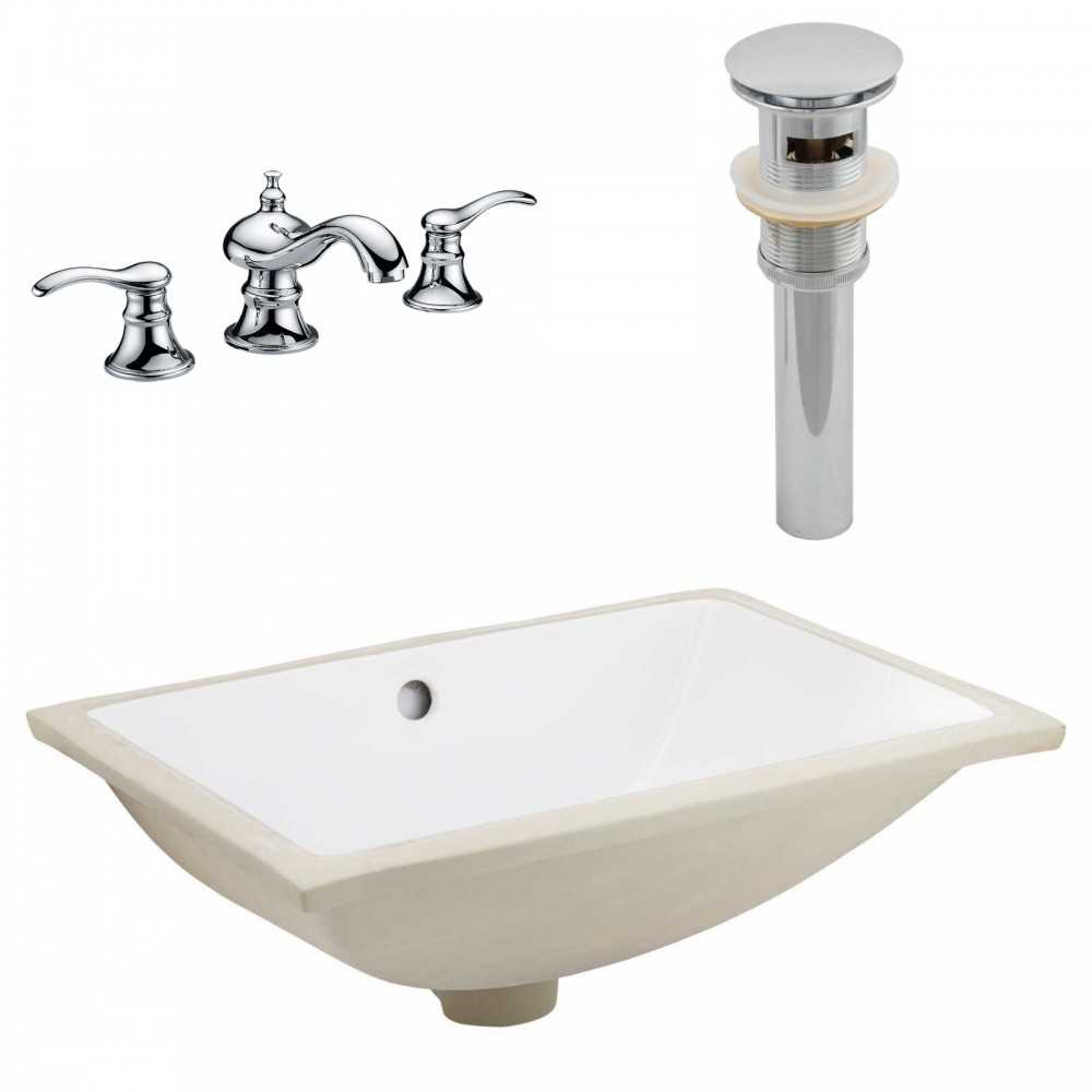 20.75-in. W Bathroom Undermount Sink Set_AI-27117