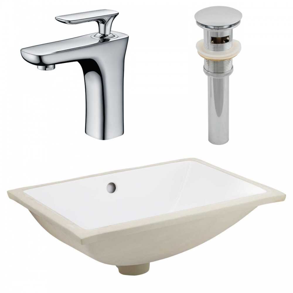 20.75-in. W Bathroom Undermount Sink Set_AI-27120