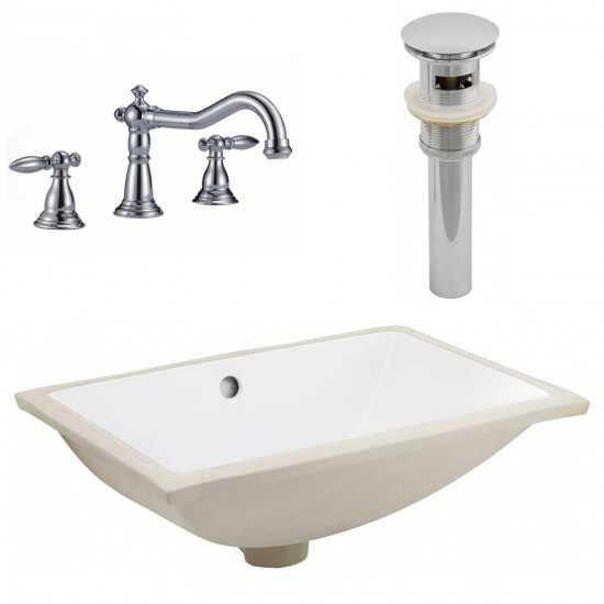 20.75-in. W Bathroom Undermount Sink Set_AI-27125