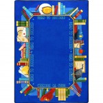 Read to Succeed 5'4" x 7'8" area rug in color Multi