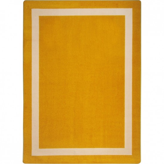 Portrait 5'4" x 7'8" area rug in color Goldenrod