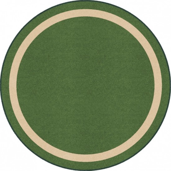 Portrait 13'2" Round area rug in color Greenfield