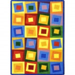 Off Balance 10'9" x 13'2" area rug in color Brights