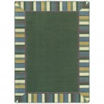 Clean Green 3'10" x 5'4" area rug in color Soft