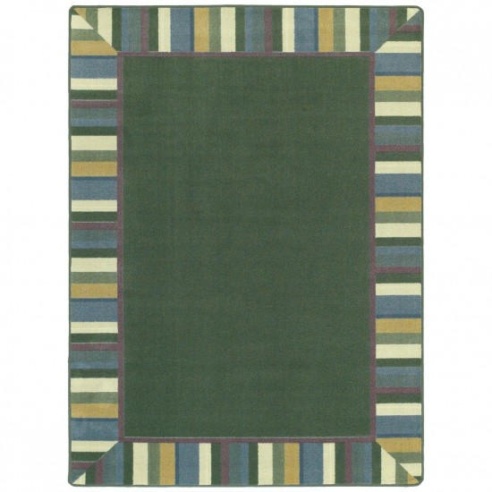 Clean Green 3'10" x 5'4" area rug in color Soft