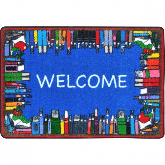 Read & Learn 2'8" x 3'10" area rug in color Multi