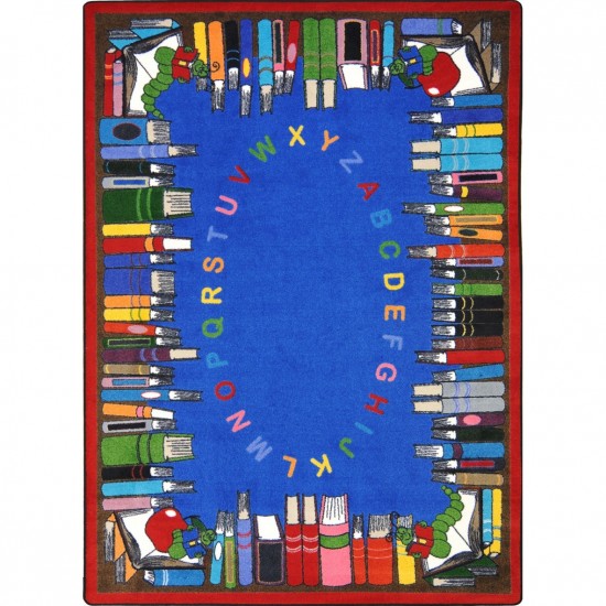 Read & Learn 5'4" x 7'8" area rug in color Multi