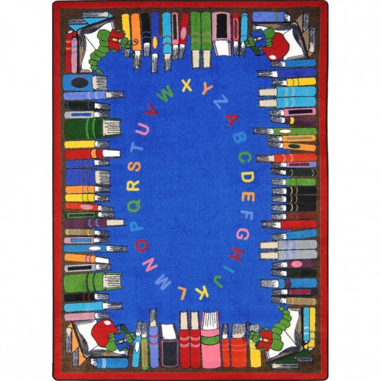 Read & Learn 7'8" x 10'9" area rug in color Multi