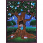 Reading Tree 10'9" x 13'2" area rug in color Multi