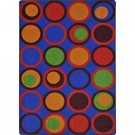 Circle Back 5'4" x 7'8" area rug in color Primary