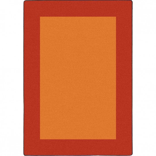 All Around 5'4" x 7'8" area rug in color Orange