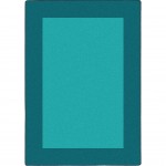 All Around 5'4" x 7'8" area rug in color Teal
