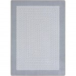 Like Home 7'8" x 10'9" area rug in color Silver