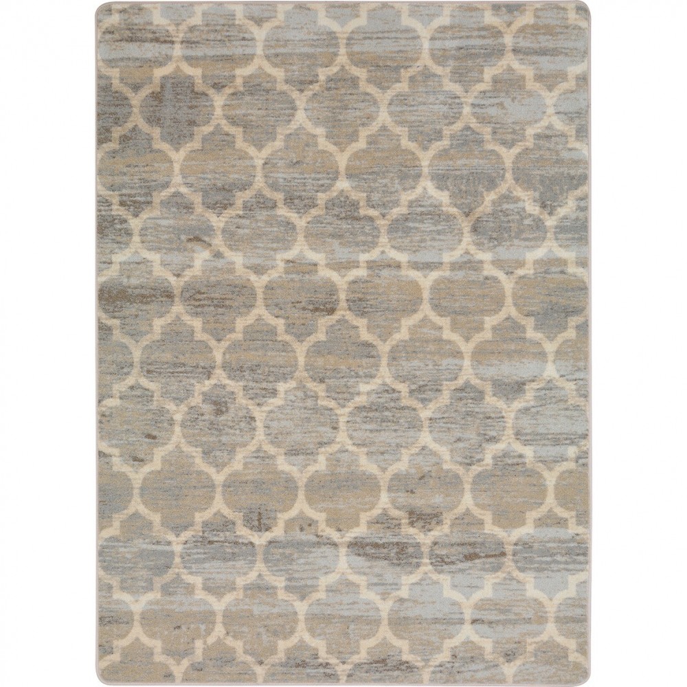 Antique Trellis 7'8" x 10'9" area rug in color Hazelwood