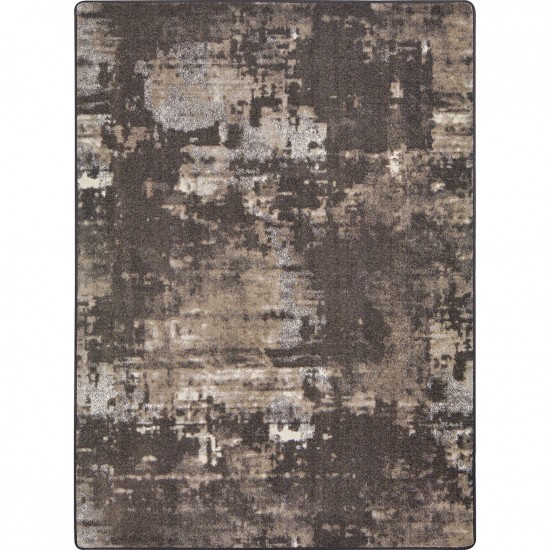 A La Mode 7'8" x 10'9" area rug in color Chocolate