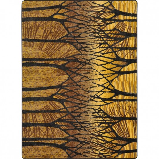 Woodland Way 7'8" x 10'9" area rug in color Goldenrod