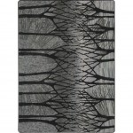 Woodland Way 7'8" x 10'9" area rug in color Fog