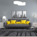 Woodland Way 7'8" x 10'9" area rug in color Fog