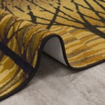 Woodland Way 10'9" x 13'2" area rug in color Goldenrod