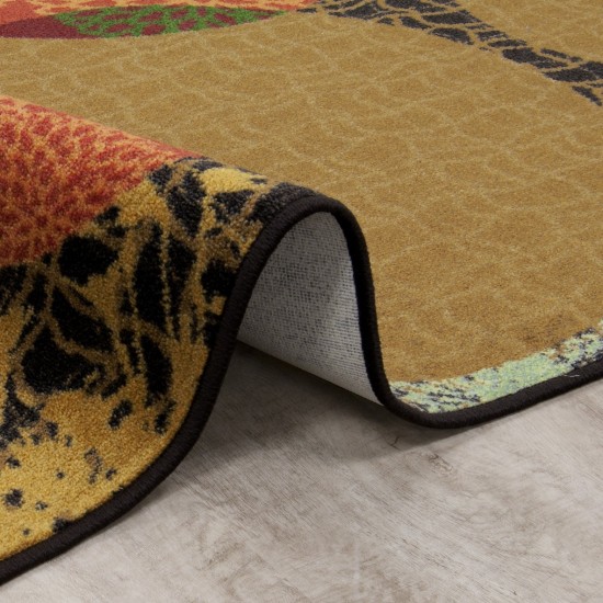 Vantage Point 3'10" x 5'4" area rug in color Autumn