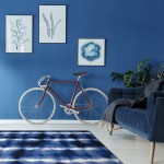 Sound Off 7'8" x 10'9" area rug in color Cobalt