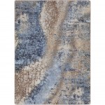 River Run 7'8" x 10'9" area rug in color Solitude