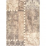 Royal Mosaic 7'8" x 10'9" area rug in color French Cream