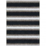 Tuned Out 10'9" x 13'2" area rug in color Onyx