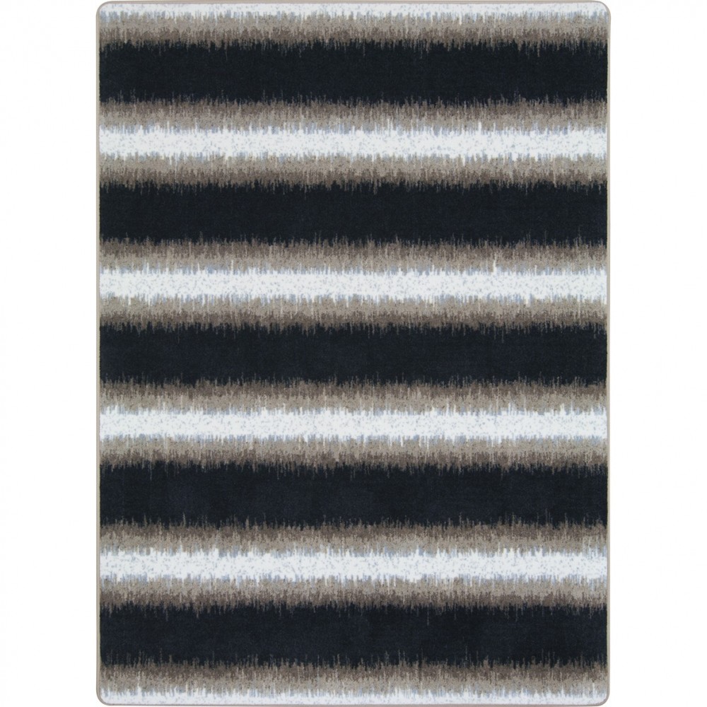 Tuned Out 10'9" x 13'2" area rug in color Onyx