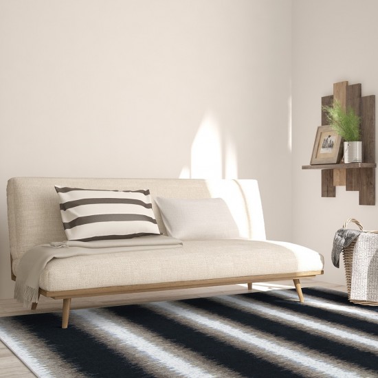 Tuned Out 10'9" x 13'2" area rug in color Onyx