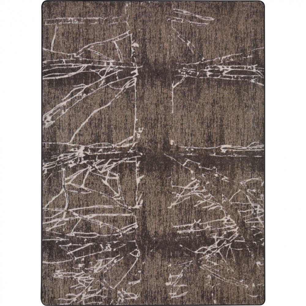 Fractured 3'10" x 5'4" area rug in color Umber