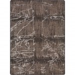 Fractured 5'4" x 7'8" area rug in color Umber