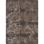 Fractured 7'8" x 10'9" area rug in color Umber