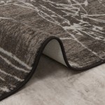 Fractured 10'9" x 13'2" area rug in color Umber