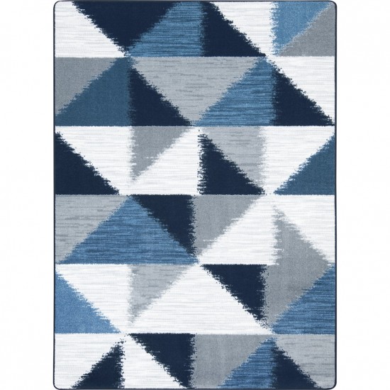 Stellium 5'4" x 7'8" area rug in color Lapis